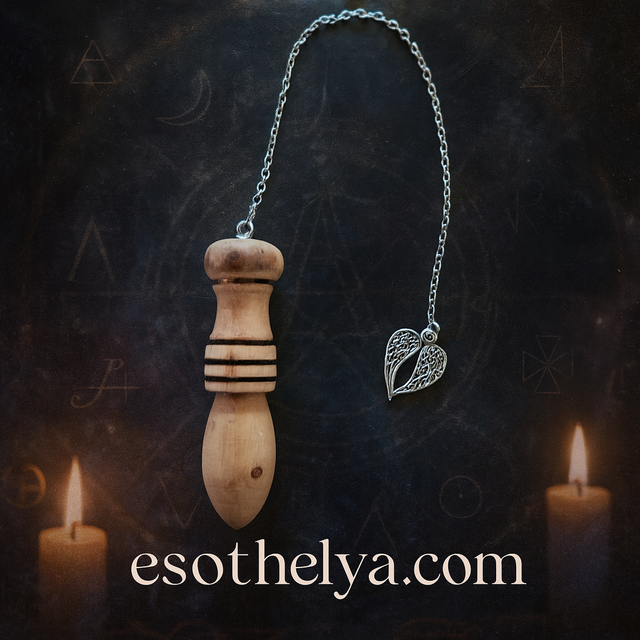 Pendule 33 en bois de cerisier