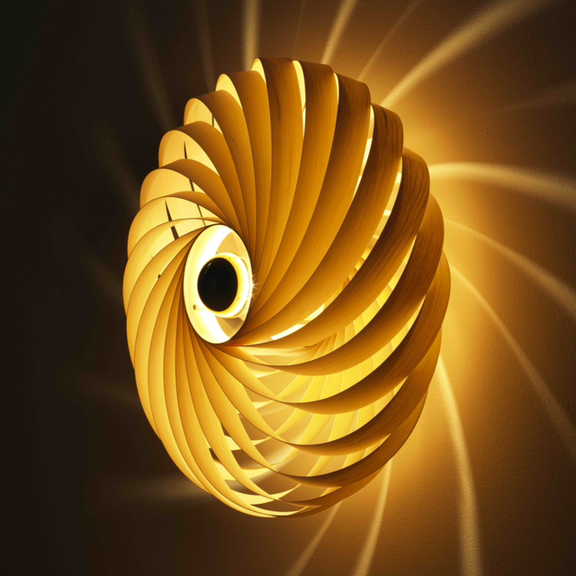 Applique murale en charme 