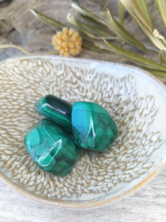 Pierre Roulée Malachite Naturelle - Vertus et Bienfaits