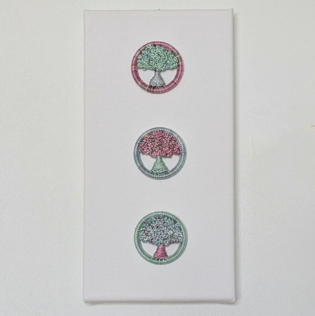 Pastel Dorset Button Trees 
