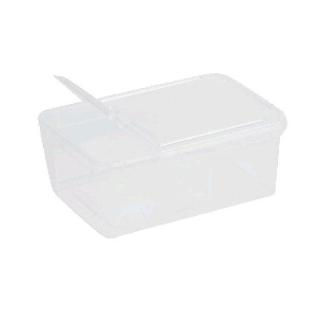 BraPlast 1.3l Hinged Box and Lid LxWxH 185x125x75mm