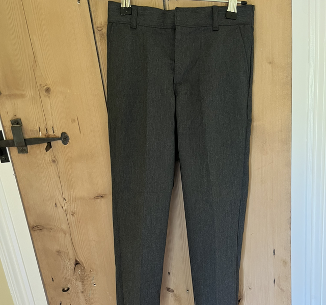 Grey school trousers 7-8 years