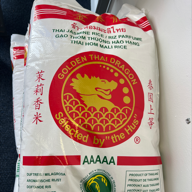 Thai Jasmine rice golden thai dragon