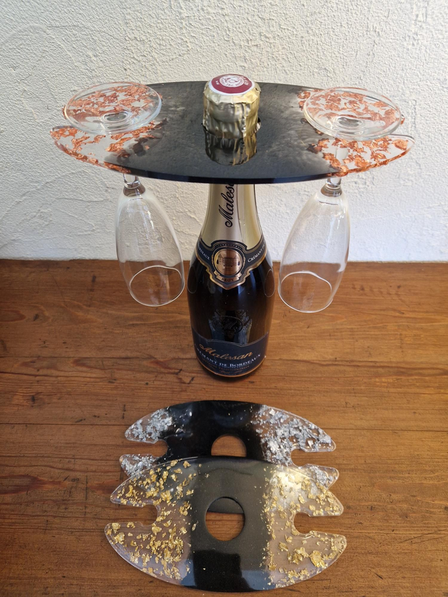 Support verres à champagne