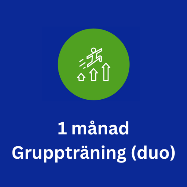 1 månad Gruppträning (duo)