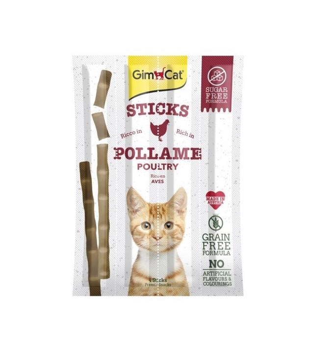 GIMCAT STICKS CON POLLAME 20 GR