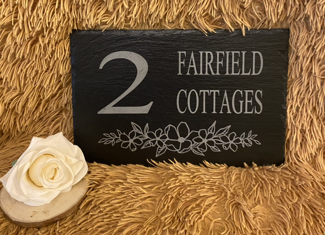 A4 House Plaques size 30x20 Rustic Edge