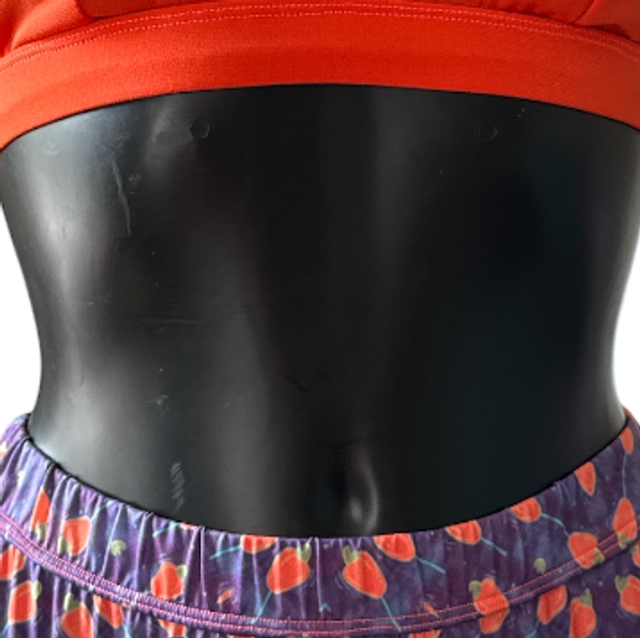 Culotte Confort taille haute en orange 