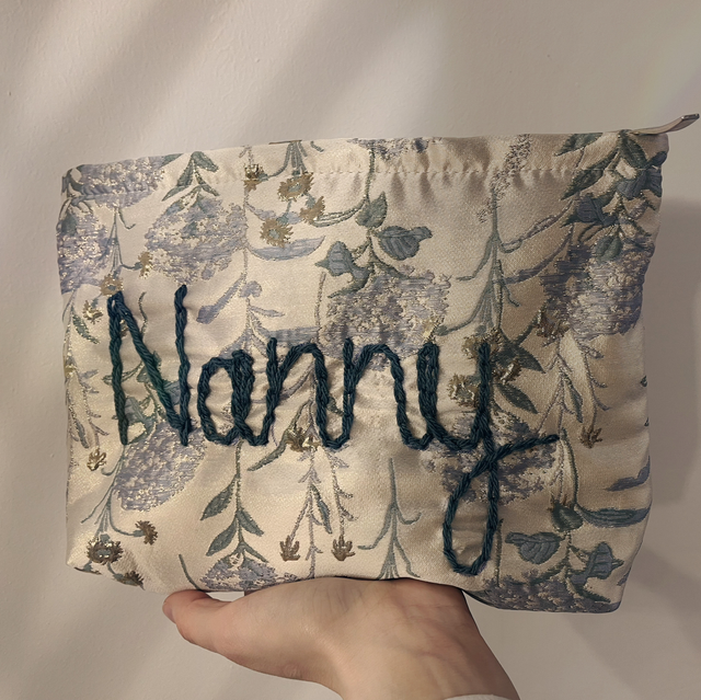 ‘ Nanny’ Embroidered Bag