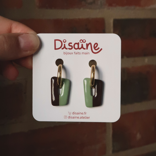 Boucles d'oreilles Split