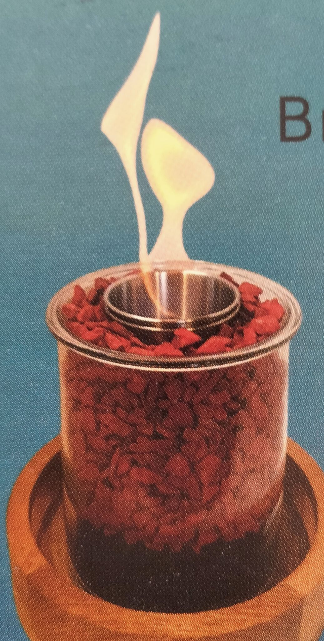 Petit brasero à l'ethanol