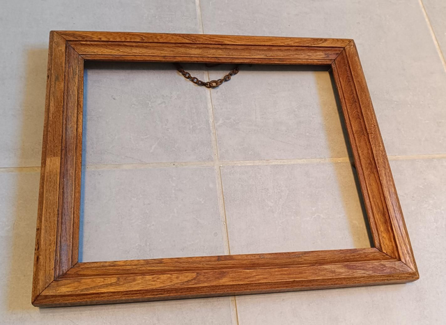  1 cadre ancien en chêne 