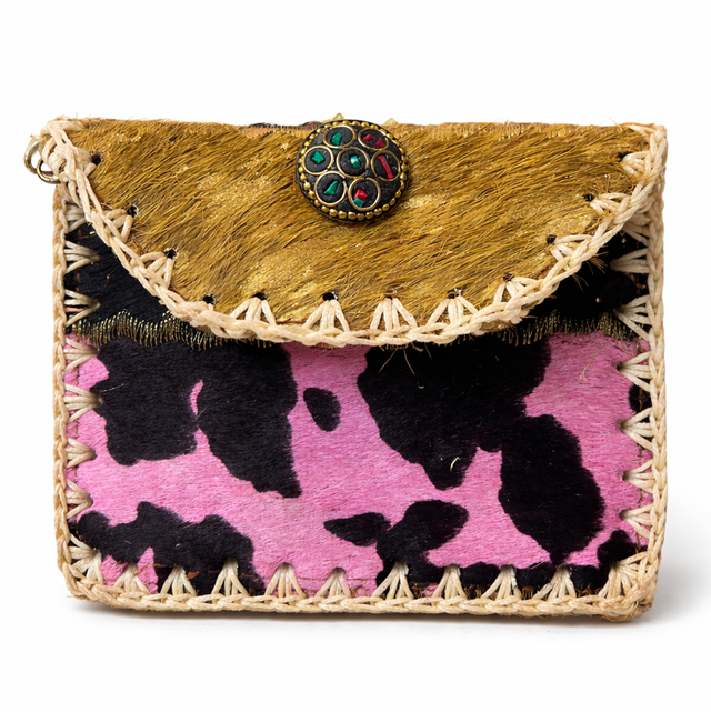 Cartera buganvilla salvaje rosa 