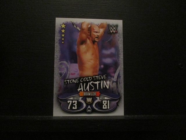 Stone Cold Steve Austin - W Legends Slam Attax Live Original Trading Card #318