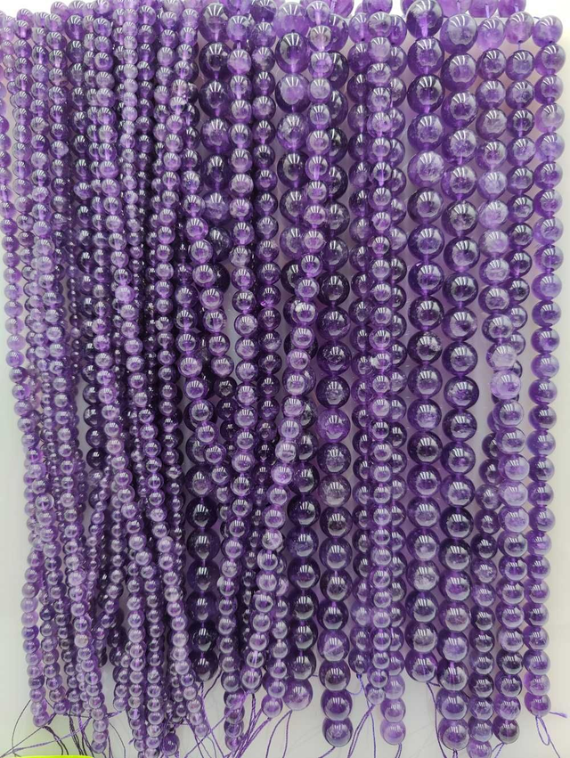 Améthyste AAA - Perles polies