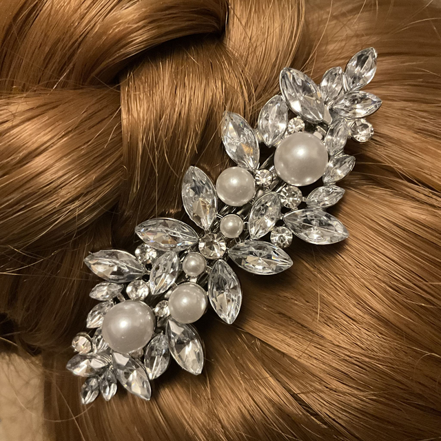 Crystal Hair Grip Slides