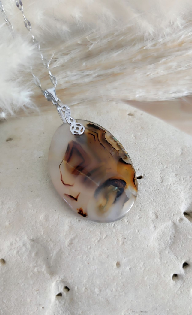 Pendentif Agate du Montana
