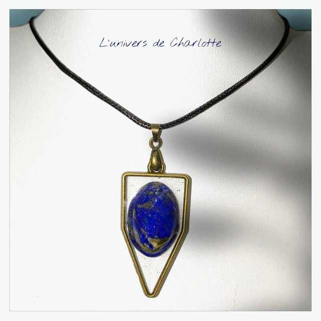 Pendentif &quot;Lapis lazuli&quot; PN-144