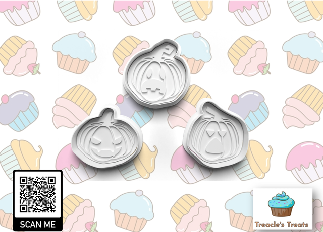 Halloween Pumpkins Fondant/cookie stamp