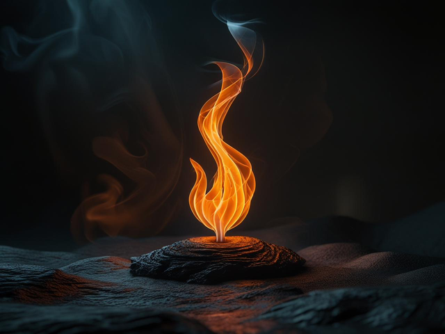 Orange Flame Pulse - Same Day Delivery 