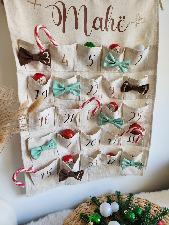 Calendrier de l'Avent à remplir