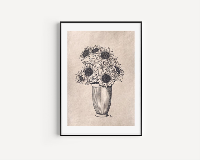 Sončnice (Giclée  print)
