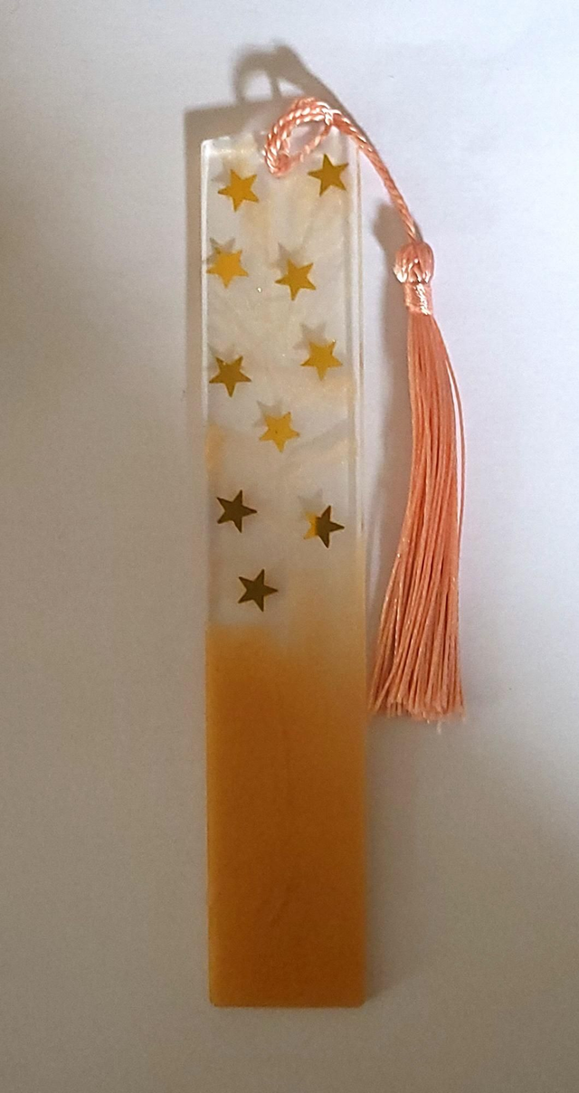 Marque page Doré étoilé 