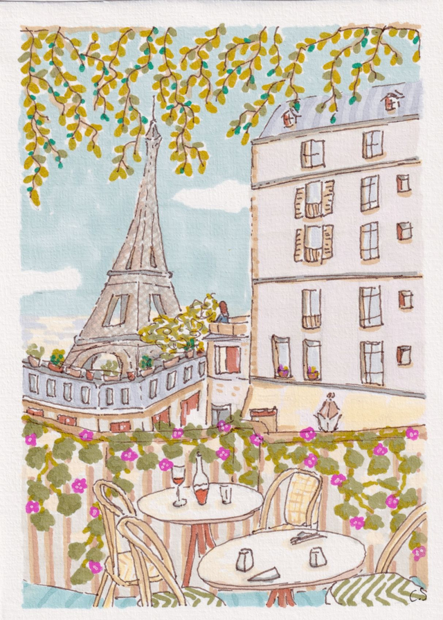 Un verre en terrasse