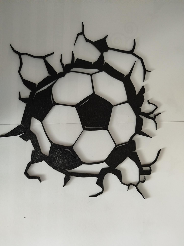 Ballon foot décoration murale 