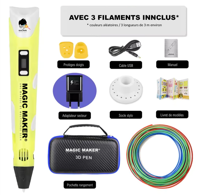 Atelier d'initiation STYLO 3D - Atelier de Villechenève