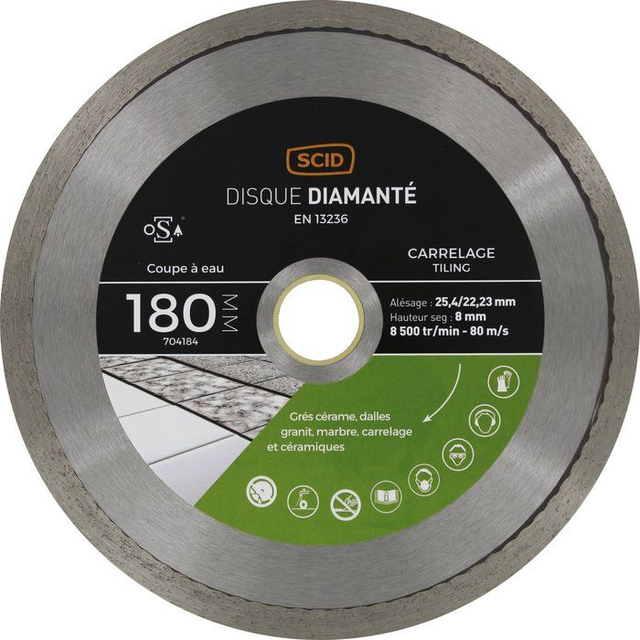 Disque diamanté carreleur professionnel - SCID