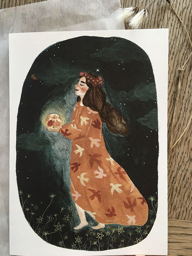 My inner path | folded card