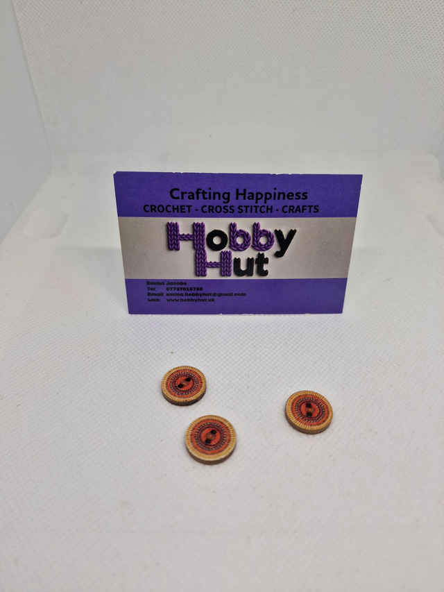 Vintage Style Buttons (22) 1.5cm