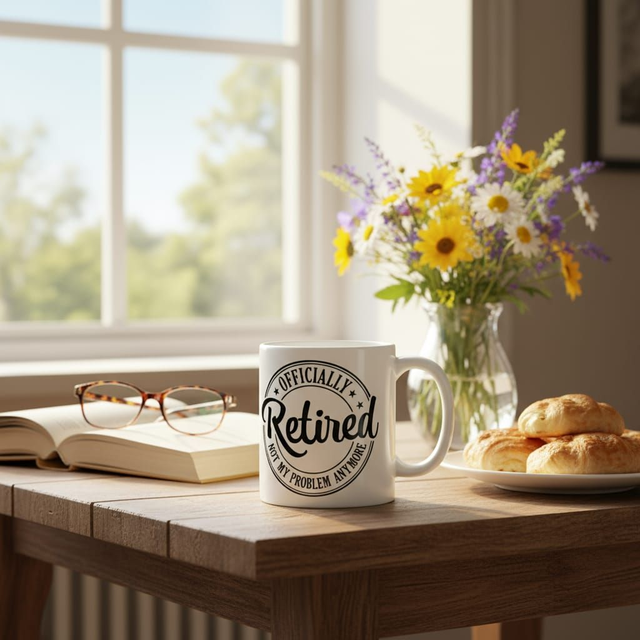 Officially Retired Mug