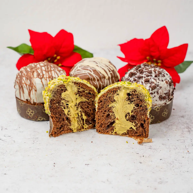 Panettone chocolat et pistaches