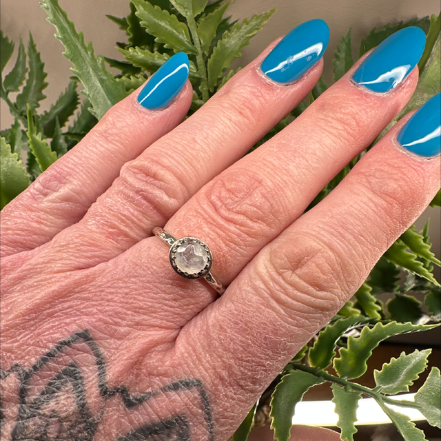 Moonstone Ring Dainty 