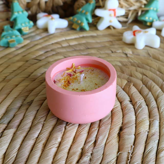 Mini Bougie Noël - Mandarine 🍊