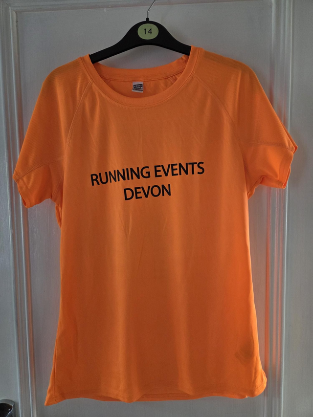 Running Events Devon on Tour Ladies T-Shirt - Ladies fit