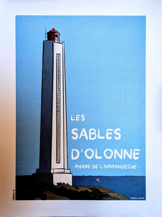 Print Les Sables d'Olonne 30x40cm 