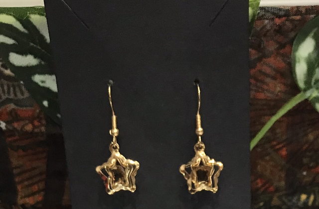 Gold Coloured Dangling - GCD08