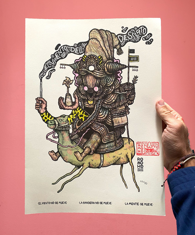 EL VIENTO NO SE MUEVE - risography