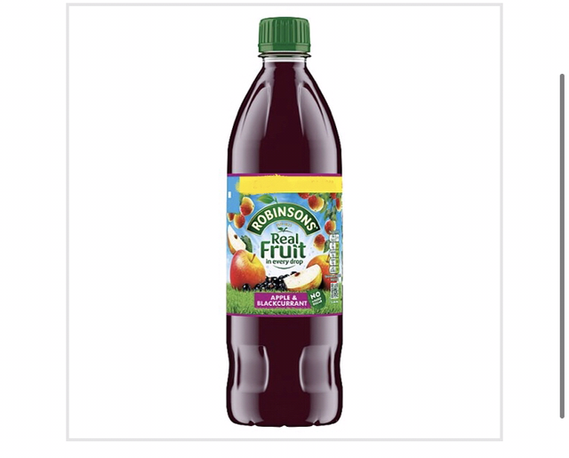 ROBINSONS Apple &amp; Blackcurrant 750ml