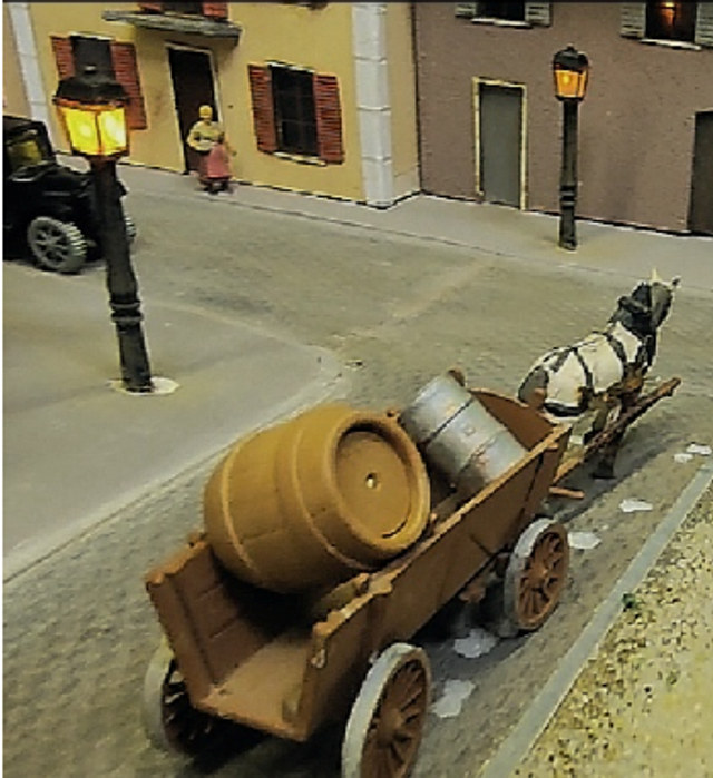 Lampadaires HO et N avec éclairage