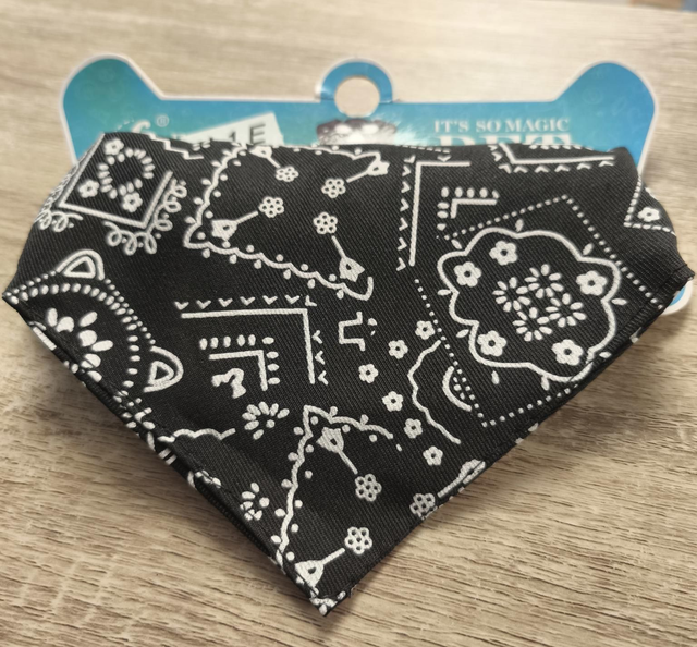 Collier bandana Tl noir