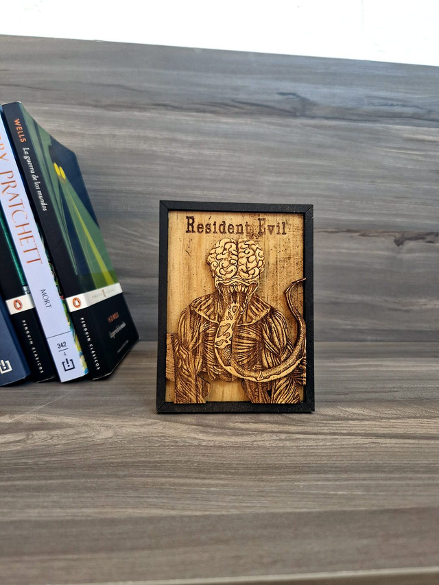 Mini Cuadro Resident Evil Licker