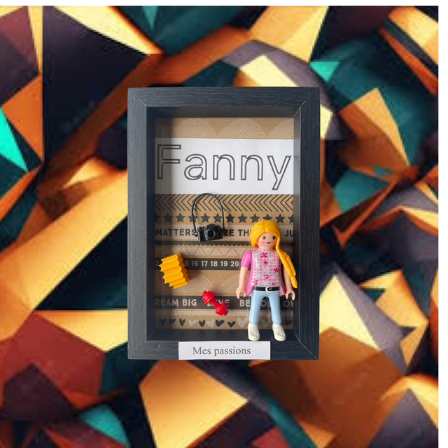 Cadre 1 playmobil “Passions ou métier”