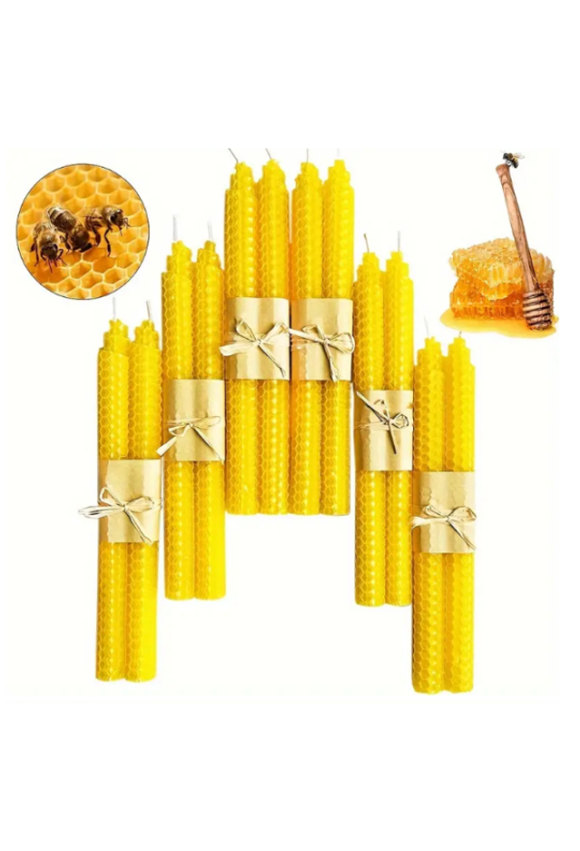 Honigkerzen 20 cm Duopack