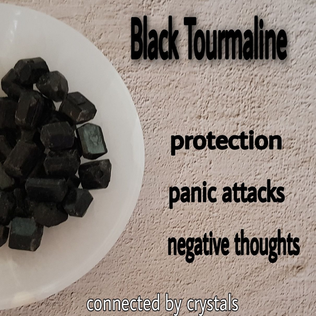 Black Tourmaline Rough Piece 