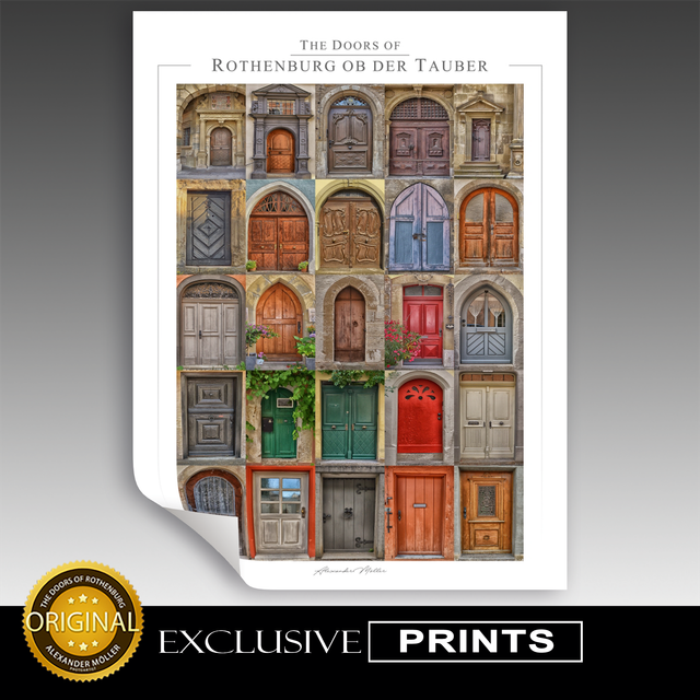 Original Rothenburg Prints | The Doors of Rothenburg