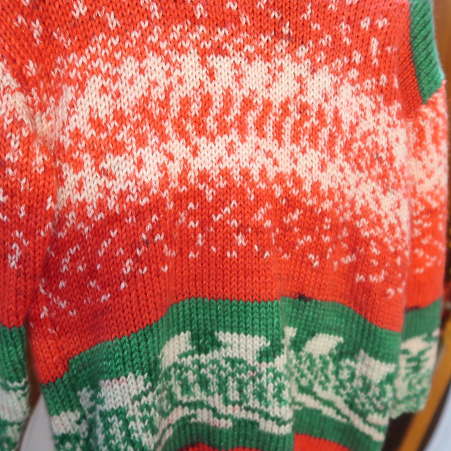 Red & Green Jumper